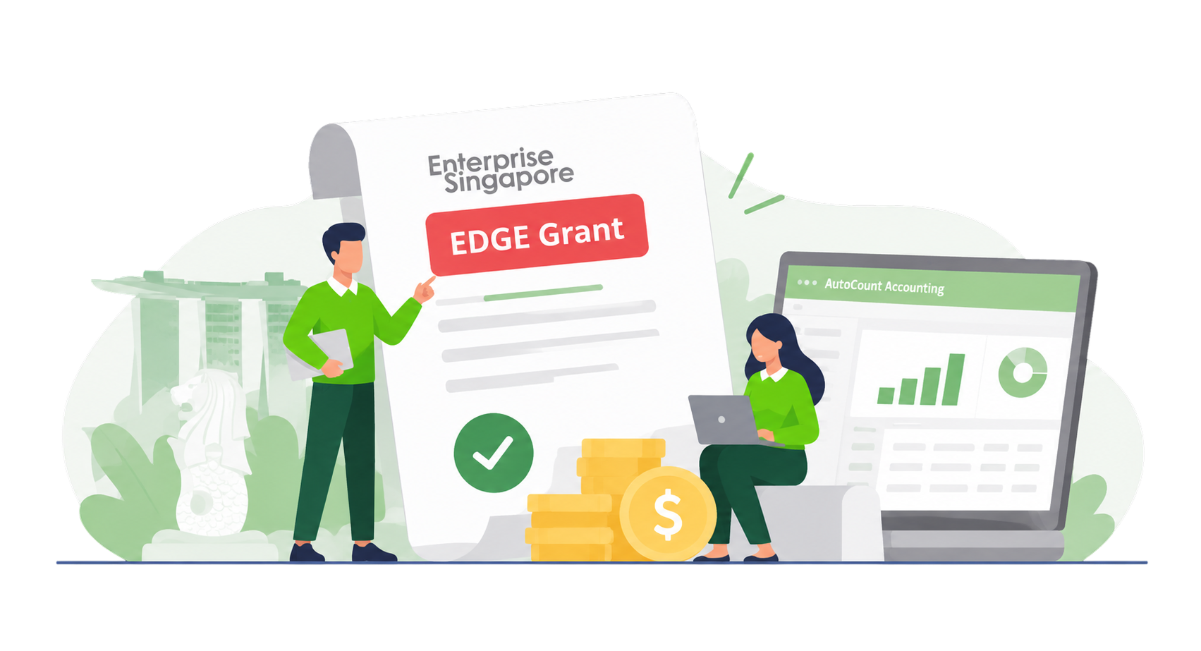 Enterprise Grant Support Illustration